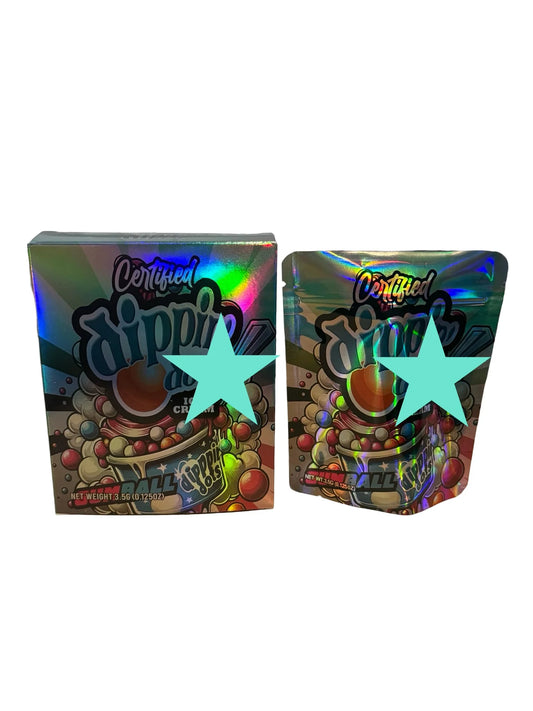 Gumball Dippin Dotz 3.5g Mylar Bags & Boxes Certified