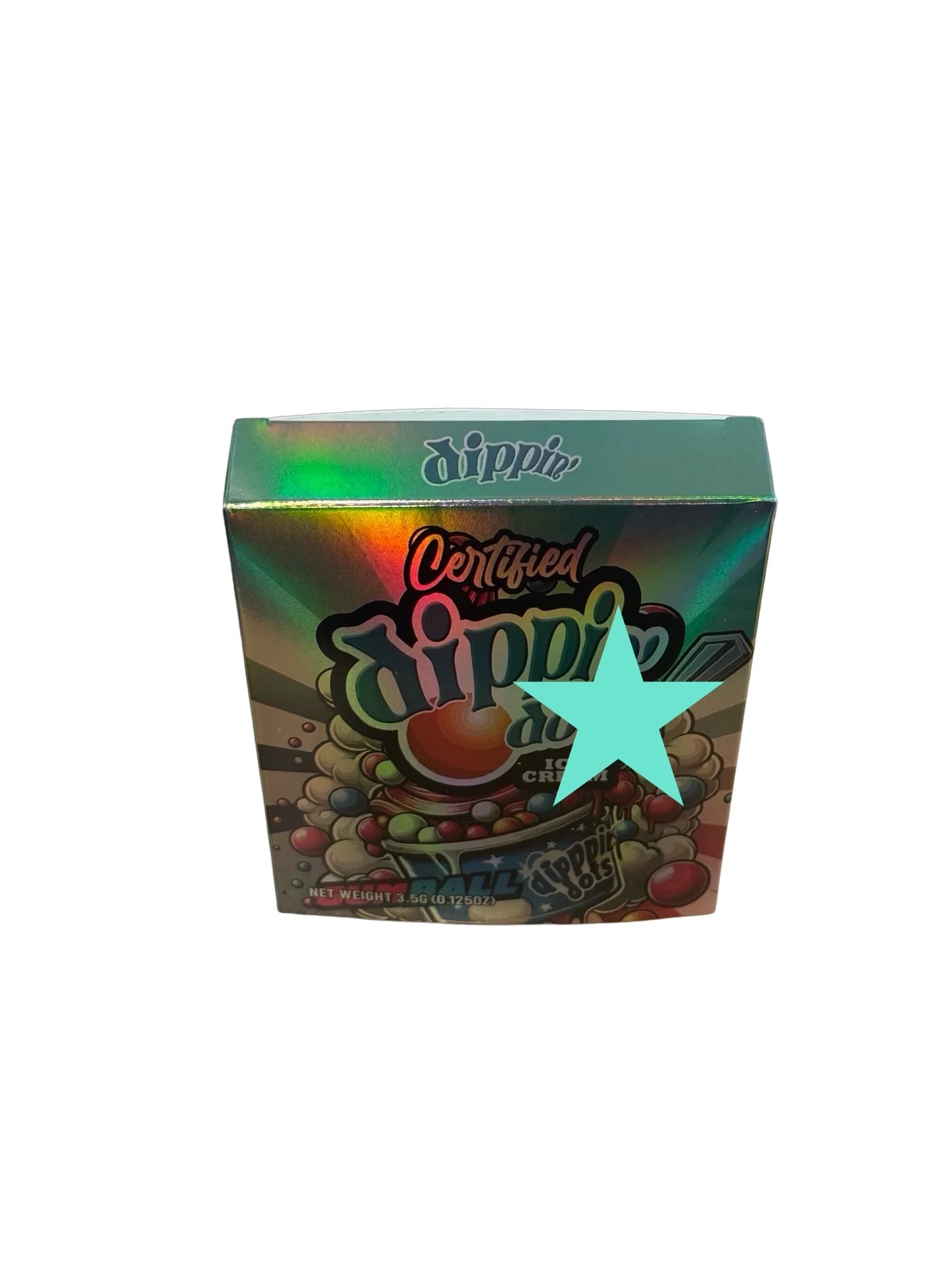 Gumball Dippin Dotz 3.5g Mylar Bags & Boxes Certified