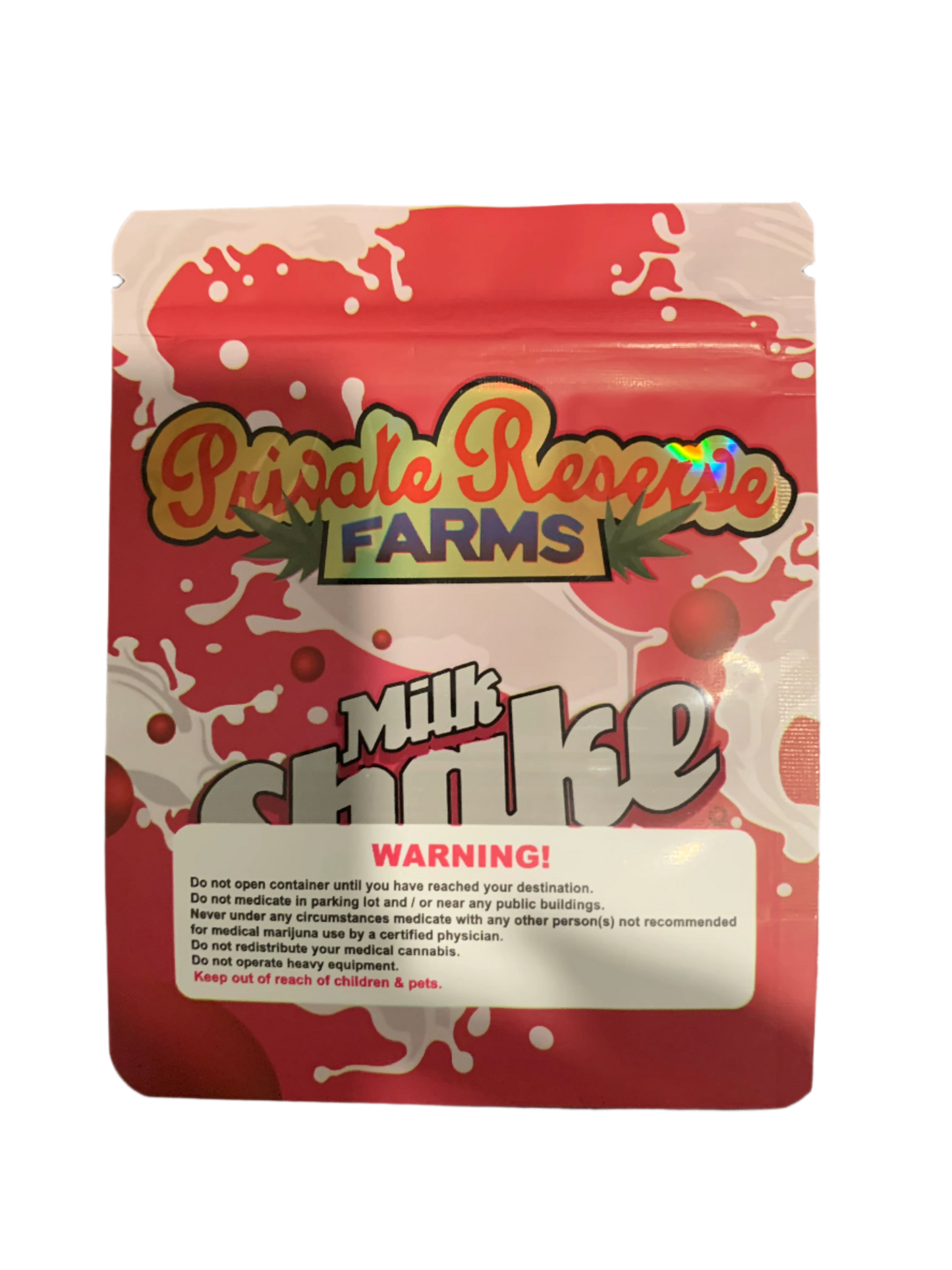 Milk Shake Mylar Bag 3.5g
