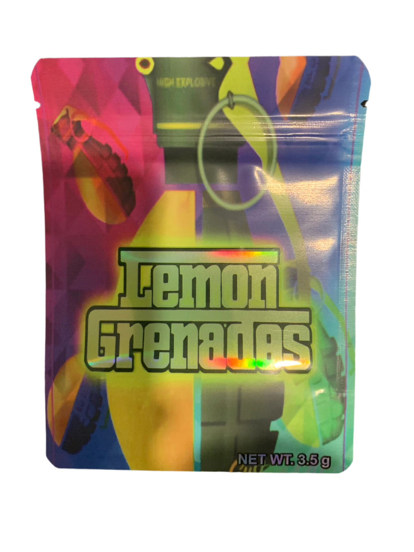 Lemon Grenades Mylar Bag 3.5g