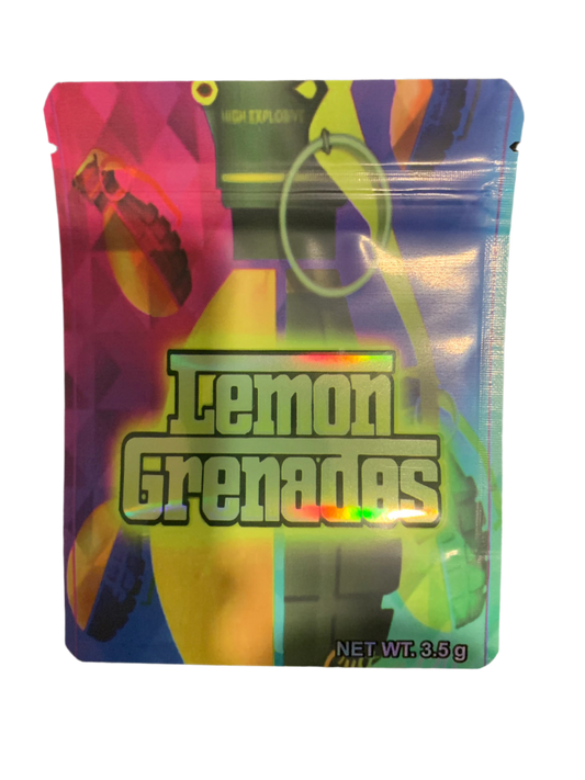 Lemon Grenades Mylar Bag 3.5g