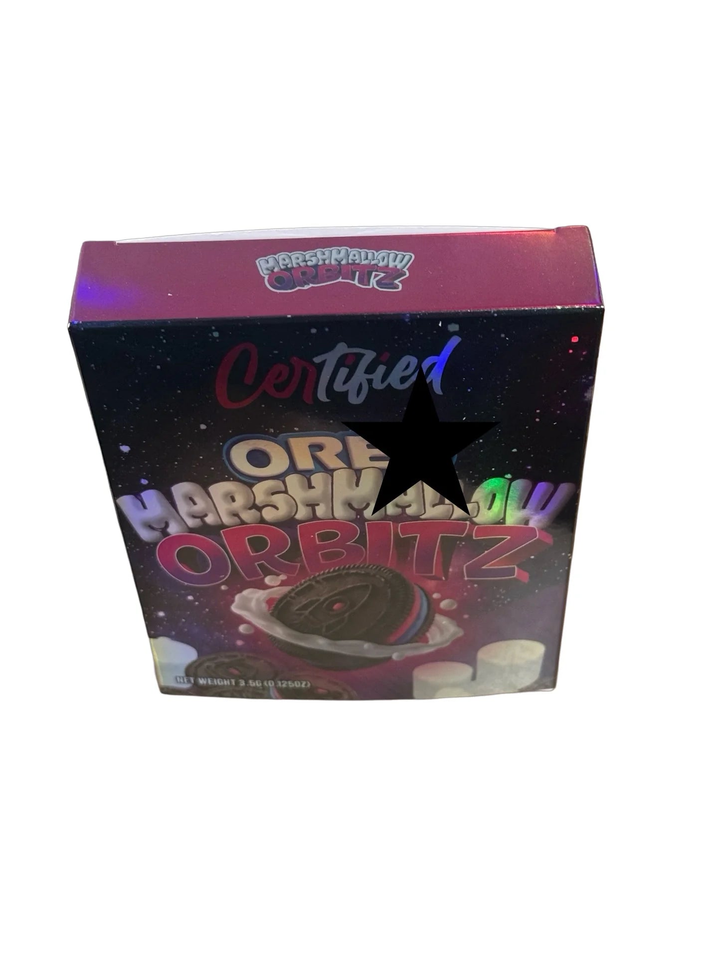 Marshmallow Orbitz Oreoz 3.5g Mylar Bags & Boxes Certified