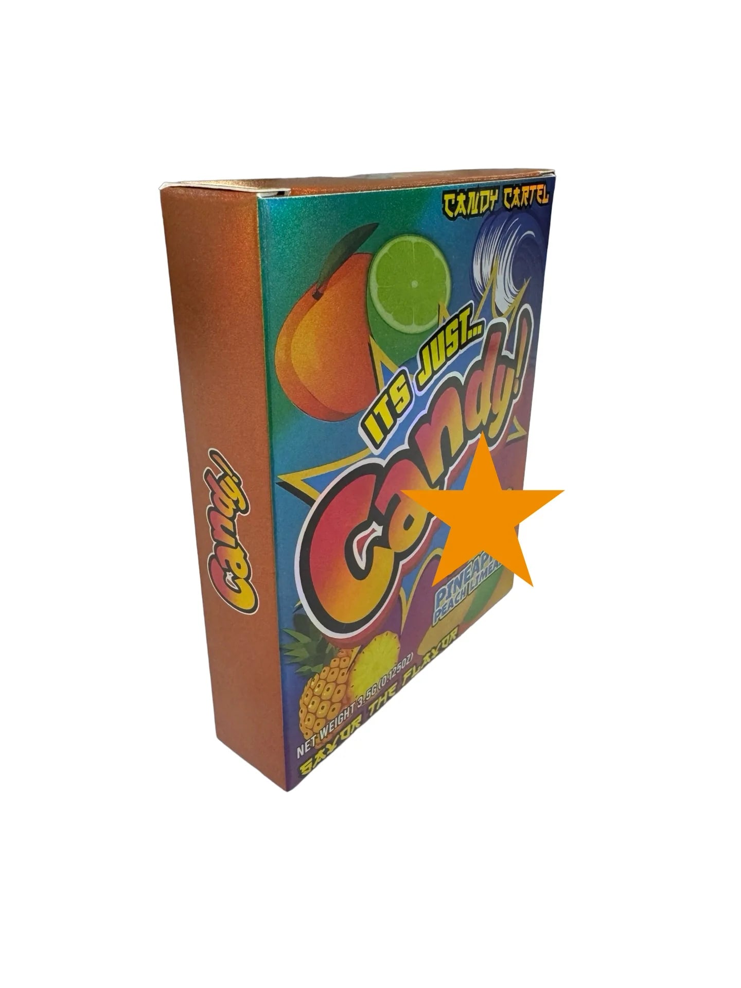 Pineapple Peach Limeade Kalypso 3.5g Mylar Bags & Boxes Candy Cartel